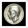 Medal commemorating Alfred Lohmann, founder of the submarine merchant fleet; obverse by Hugo Kaufmann