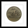 Medal commemorating Captain Isaac Hull (1773-1843) and the action between USS 'Constitution' and HMS 'Guerriere', 1812; reverse by M. F