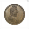 Medal commemorating Lieutenant-Commander Stephen Cassin (11783-1857) and the battle of Lake Erie, 1813; obverse by Moritz Furst