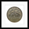 Medal commemorating Captain James Biddle and the action between USS 'Hornet' and HMS 'Penguin', 1815; reverse by Moritz Furst