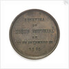 Medal commemorating the opening of the Imperial Dock, Rio de Janeiro, 1861; reverse by C. L