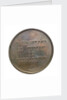 Commemorative medal depicting the Cochrane memorial at Valparaiso; reverse by Abraham Dubois