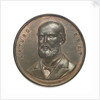 Medal commemorating Captain Prat and the Battle of Iquique, 1879; obverse by unknown