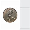 Medal commemorating Captain Prat and the Battle of Iquique, 1879; obverse by unknown