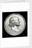 Medal commemorating L.J.R. Agassiz, explorer and zoologist; obverse by W. Barber