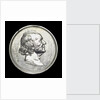 Medal commemorating L.J.R. Agassiz, explorer and zoologist; obverse by W. Barber