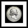 Medal commemorating L.J.R. Agassiz, explorer and zoologist; obverse by W. Barber