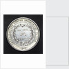 Medal commemorating L.J.R. Agassiz, explorer and zoologist; reverse by W. Barber