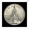 Medal depicting the naval monument at Valparaiso; obverse by unknown