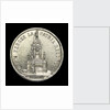 Medal depicting the naval monument at Valparaiso; obverse by unknown