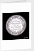 Medal commemorating the improved harbour works at Callao; reverse by unknown