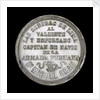Medal commemorating the action off Iquique, 1879; reverse by R. Britten