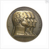 Medal commemorating the 150th anniversary of the capitulation of York Town, 1931; obverse by Pierre Turin
