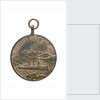 Patriotic subsciption medal depicting the arms of Entre Rios; reverse by B. Orzali & Co.