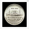 Medal commemorating the 50th anniversary of the destruction of the battleship Maine, 1948; obverse by W. & H. Co.