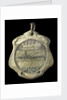 Badge commemorating the hoisting of the flag on the Rosario gunboat; obverse by C. Rossi