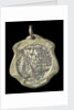 Badge commemorating the hoisting of the flag on the Rosario gunboat; reverse by C. Rossi
