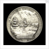 Medal commemorating the centenary of the revolt of the Chilean Fleet, Admiral Cochrane and Admiral Blanco, 1910; reverse by G. Cordova
