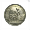Commemorative medal depicting Sir Isaac Newton (1642-1727); reverse by J. Croker