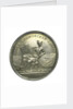 Commemorative medal depicting Sir Isaac Newton (1642-1727); reverse by J. Croker