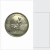 Commemorative medal depicting Sir Isaac Newton (1642-1727); reverse by J. Croker