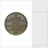 Commemorative medal depicting Joseph Louis La Grange (1735-1813); reverse by Donadio