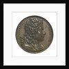 Commemorative medal depicting Christian Huygens (1629-95); obverse by Henrionnet