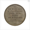 Medal commemorating John Dominic Cassini (1625-1712); reverse by J.E. Gatteaux