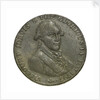 A Portsmouth halfpenny token commemorating John Jervis, Earl St Vincent (1735-1823) and the Battle of Cape St Vincent, 1797; obverse by unknown