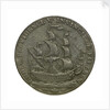 A Portsmouth halfpenny token commemorating John Jervis, Earl St Vincent (1735-1823) and the Battle of Cape St Vincent, 1797; reverse by unknown