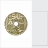 Coin - 50 centimos; reverse by unknown
