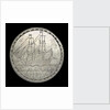 Engraved commemorative coin depicting convict ship 'Friendship'; obverse by unknown