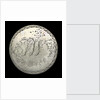 Engraved commemorative coin depicting convict ship 'Friendship'; reverse by Unknown