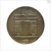 Medal commemorating Napoleon I and the building of the Arc de Triomphe; reverse by Montagny