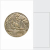 Medal commemorating the 150th anniversary of the battle of Navarino, 1977; obverse by Thomas Papagiennes