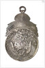 Coin commemorating HMAS 'Sydney' and SMS 'Emden'; reverse by W. Kerr