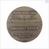 Medal commemorating the Polish Ocean Lines Container Services; obverse by unknown