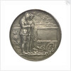 Commemorative medal bearing the words 'Lest We Forget'; reverse by A. Drury