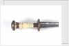 Straight-bladed dirk by unknown