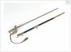 Solid half-basket hilted sword by unknown