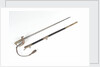 Solid half-basket hilted sword by unknown