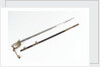 Solid half-basket hilted sword by unknown