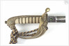 Solid half-basket hilted sword by unknown