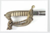 Solid half-basket hilted sword by unknown