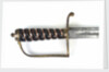 Stirrup hilted hanger by unknown