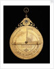 Astrolabe: reverse by Muhammad Mahdi al-Yazdi