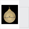 Astrolabe: dismounted reverse by Muhammad ibn Ahmad al-Battuti