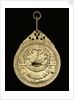 Astrolabe: mounted obverse by Mahmud ibn Shawka al-Baghdadi