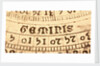 Astrolabe: detail of mater, 'geminis' by unknown