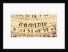 Astrolabe: detail of mater, 'geminis' by unknown